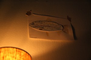 watercolor, marker, chalk, paper on paper